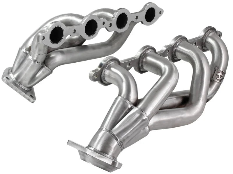 aFe Power Twisted Steel Headers 409 Stainless Steel 02-13 GM Silverado/Sierra 1500 V8 GMT800/GMT900 - Additional View 6