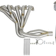 Load image into Gallery viewer, aFe Power Twisted Steel Long Tube Header &amp; Connection Pipes (Street Series) 01-16 Nissan Patrol - Side View