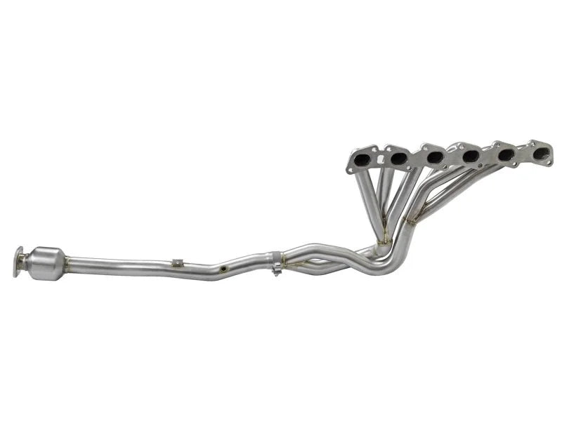 aFe Power Twisted Steel Long Tube Header & Connection Pipes (Street Series) 01-16 Nissan Patrol - Additional View 5