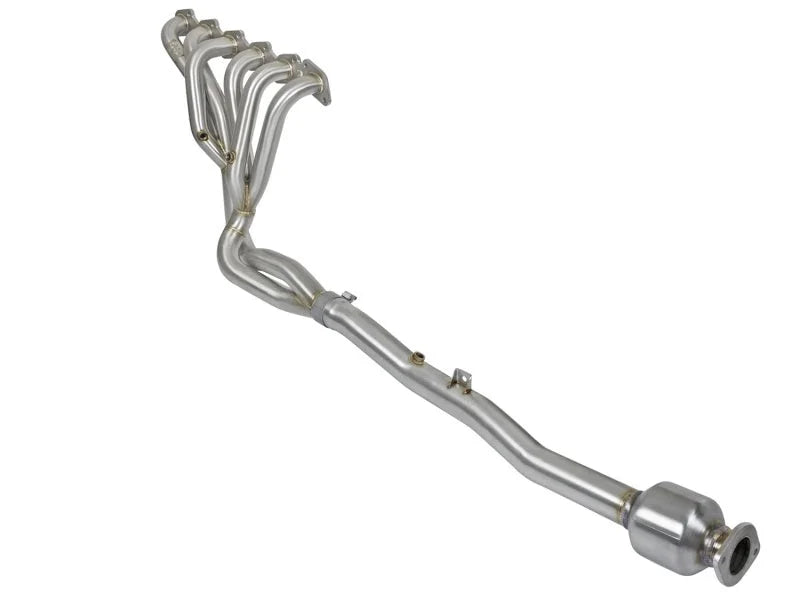 aFe Power Twisted Steel Long Tube Header & Connection Pipes (Street Series) 01-16 Nissan Patrol - Additional View 6