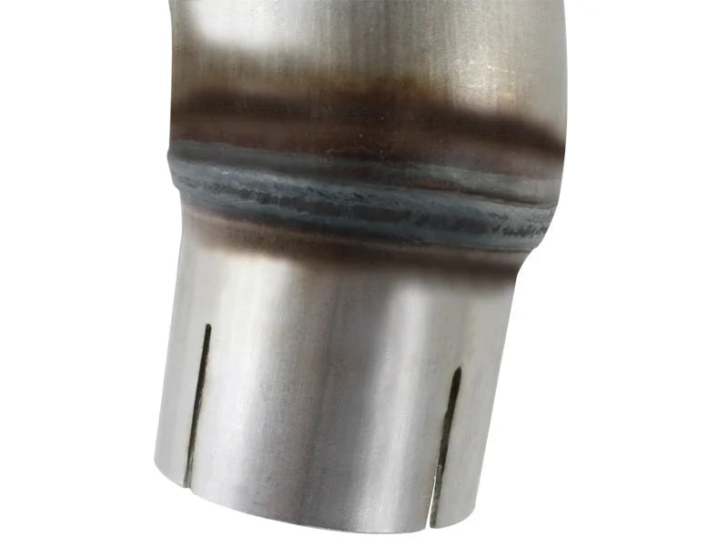 aFe Power Twisted Steel Loop Delete D/P Aluminized Steel 12-18 Jeep Wrangler (JK) V6 3.6L - Additional View 6