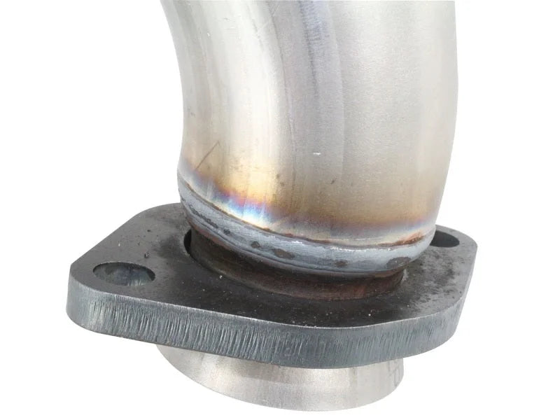 aFe Power Twisted Steel Loop Delete D/P Stainless Steel 12-14 Jeep Wrangler (JK) V6 3.6L - Side View
