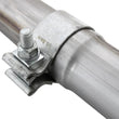 Load image into Gallery viewer, aFe Power Twisted Steel Y-Pipe Stainless Steel 2.5in 12-14 Jeep Wrangler V6 3.6L - Side View