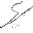 Load image into Gallery viewer, aFe Power Twisted Steel Y-Pipe w/ Cat SS 16-20 Toyota Tacoma V6 3.5L (4WD Only) - Main Product View