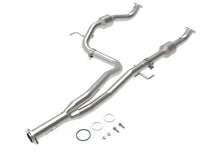 Load image into Gallery viewer, aFe Power Twisted Steel Y-Pipe w/ Cat SS 16-20 Toyota Tacoma V6 3.5L (4WD Only) - Main Product View