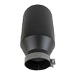 Load image into Gallery viewer, aFe Power Universal 5in Inlet 8in Outet MACH Force-XP Clamp-On Exhaust Tip - Black - Installation View