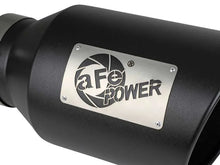 Load image into Gallery viewer, aFe Power Universal 5in Inlet 8in Outet MACH Force-XP Clamp-On Exhaust Tip - Black - Additional View 6