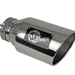 Load image into Gallery viewer, aFe Power Universal 5in Inlet 8in Outet MACH Force-XP Clamp-On Exhaust Tip - Polished - Main Product View