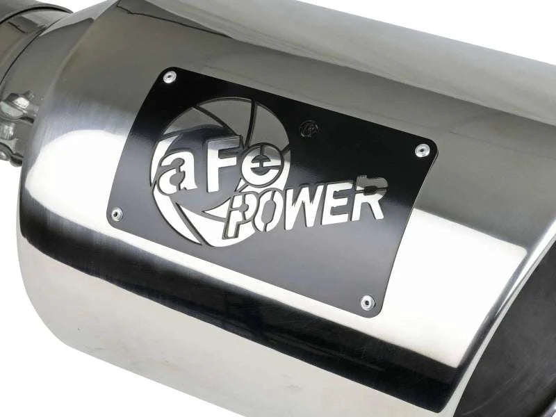 aFe Power Universal 5in Inlet 8in Outet MACH Force-XP Clamp-On Exhaust Tip - Polished - Additional View 6