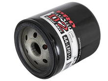Load image into Gallery viewer, aFe Pro GUARD D2 Oil Filter 00-14 GM Gas Trucks V6 4.3L (4 Pack) - Back View