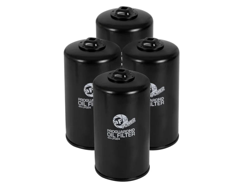 aFe Pro GUARD D2 Oil Filter 11-17 Ford Diesel Trucks V8 6.7L (td) (4 Pack) - Main Product View