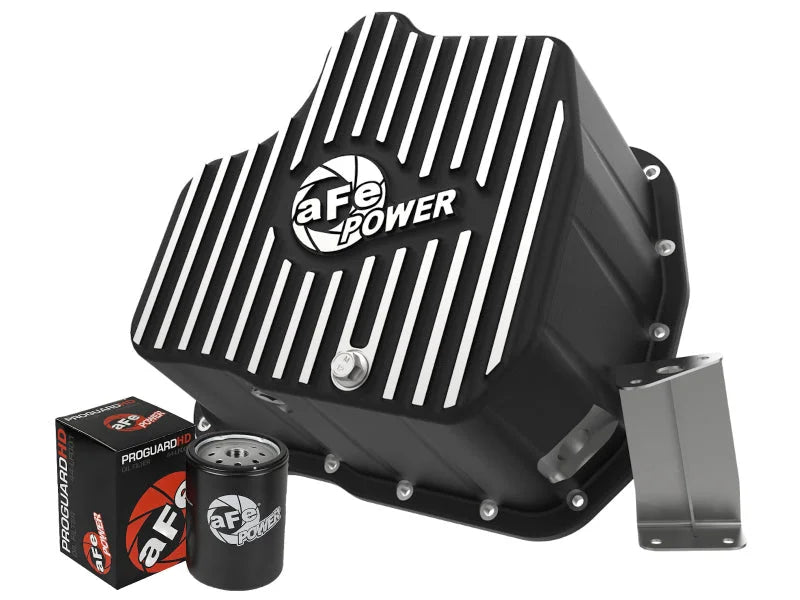 aFe Pro Series Deep Engine Oil Pan 11-16 GM Duramax V8-6.6L (td) - Main Product View