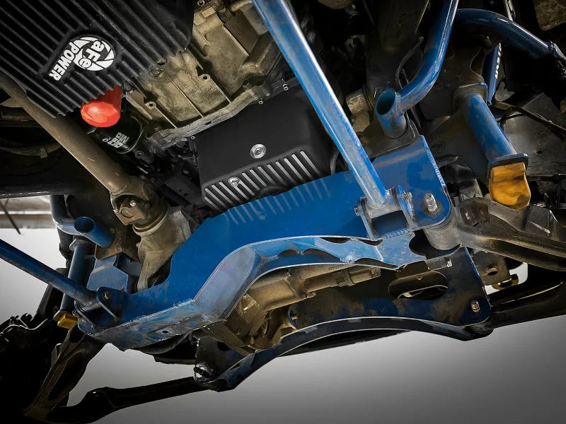 aFe Pro Series Deep Engine Oil Pan 11-16 GM Duramax V8-6.6L (td) - Side View