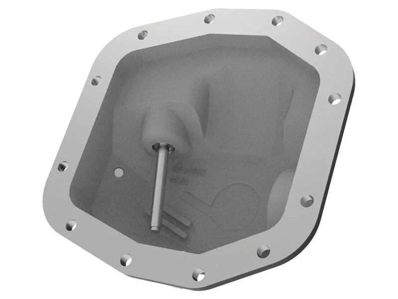 aFe Pro Series Front Differential Cover Black 2018+ Jeep Wrangler (JL) V6 3.6L (Dana M186) - Installation View