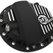 Load image into Gallery viewer, aFe Pro Series GMCH 9.5 Rear Diff Cover Black w/ Machined Fins 19-20 GM Silverado/Sierra 1500 - Side View