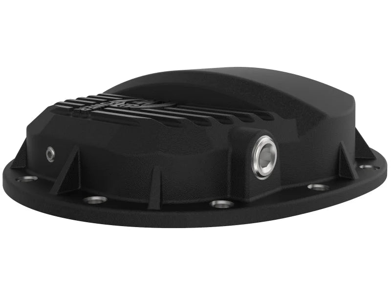 aFe Pro Series GMCH 9.5 Rear Diff Cover Black w/ Machined Fins 19-20 GM Silverado/Sierra 1500 - Installation View