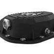 Load image into Gallery viewer, aFe Pro Series Rear Differential Cover Black w/ Fins 15-19 Ford F-150 (w/ Super 8.8 Rear Axles) - Back View