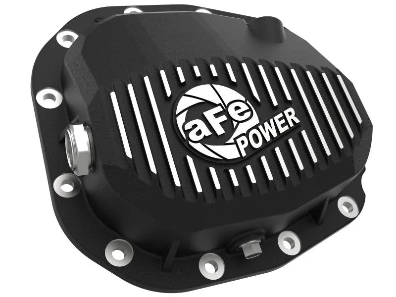 aFe Pro Series Rear Differential Cover Black w/ Fins 15-19 Ford F-150 (w/ Super 8.8 Rear Axles) - Additional View 6