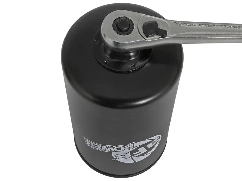 aFe ProGuard D2 Fluid Filters Oil F/F OIL Dodge Diesel Trucks 91-11 L6-5.9/6.7L (td) - Side View