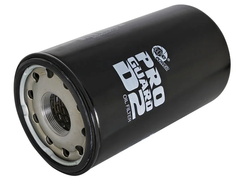 aFe ProGuard D2 Fluid Filters Oil F/F OIL Ford Diesel Trucks 94-03 V8-7.3L (td) - Back View