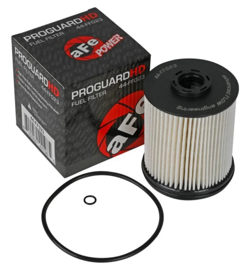 aFe ProGuard D2 Fuel Filter; GM Diesel Trucks 17-21; V8 6.6L L5P - Single - Back View