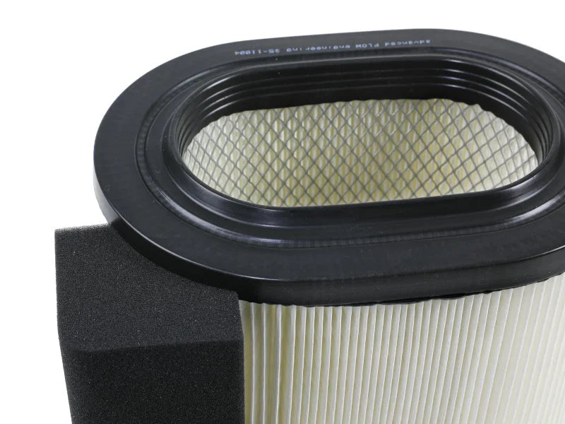 aFe ProGuard OE Replacement Air Filter 17-19 Ford Diesel Trucks 6.7L (td) - Side View