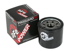 Load image into Gallery viewer, aFe ProGuard Oil Filter - OE Repl. Yamaha 5GH-13440-50-00 (4 Pack) - Installation View