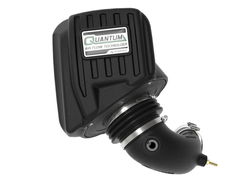 aFe QUANTUM Cold Air Intake System w/ Pro-Dry S Media 15-19 Ford Transit V6-3.5L (tt) - Back View