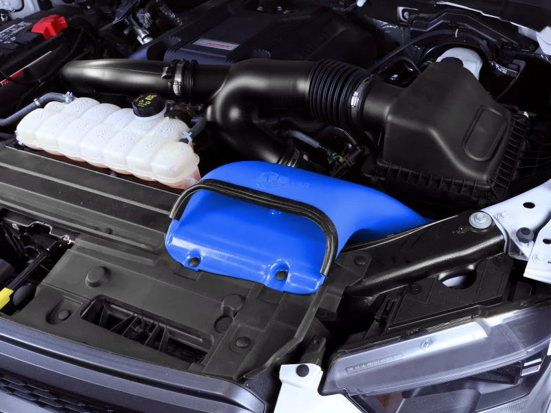 aFe Quantum Cold Air Intake System Scoop 15-20 Ford F150/Raptor V6-2.7L / V6-3.5L / V8-5.0L - Side View