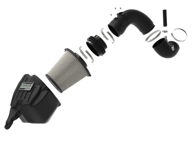 aFe Quantum Cold Air Intake System w/ Pro Dry S Media 10-12 Dodge Ram Diesel Trucks L6-6.7L (td) - Additional View 7