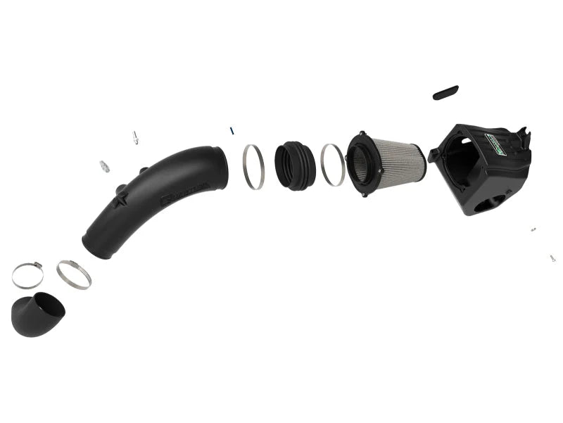 aFe Quantum Cold Air Intake System w/ Pro Dry S Media 15-19 Ford F-150 V8-5.0L - Installation View