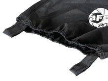 Load image into Gallery viewer, aFe Quantum Pre Filter - Black - Fits All A/F - Side View