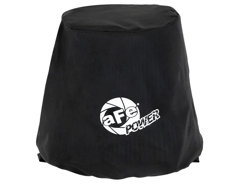 aFe Quantum Pre Filter - Black - Fits All A/F - Installation View