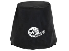 Load image into Gallery viewer, aFe Quantum Pre Filter - Black - Fits All A/F - Installation View