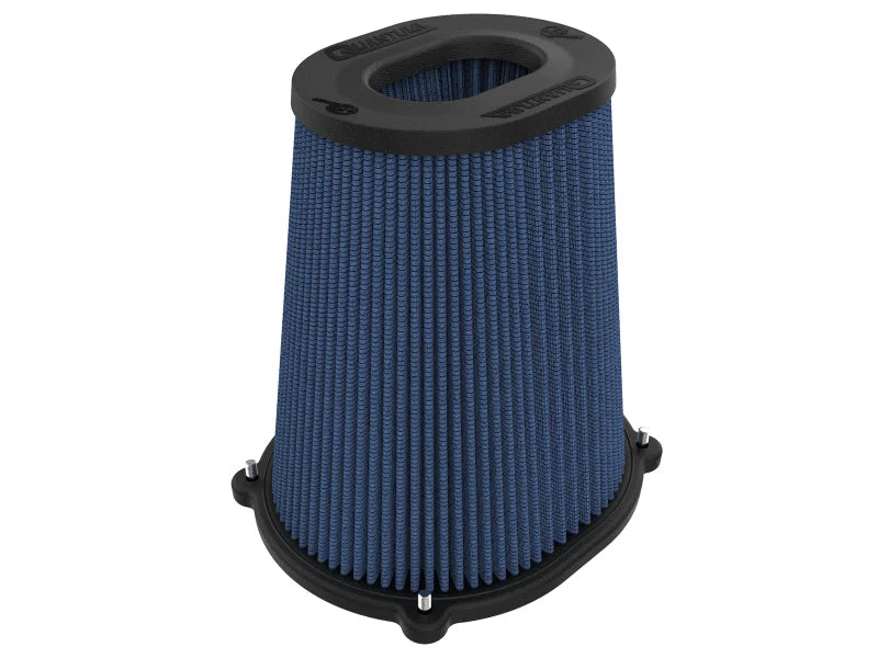 aFe Quantum Pro-5 R Air Filter Inverted Top - 5.5inx4.25in Flange x 9in Height - Oiled P5R - Main Product View