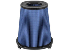 Load image into Gallery viewer, aFe Quantum Pro-5 R Air Filter Inverted Top - 5.5inx4.25in Flange x 9in Height - Oiled P5R - Side View