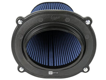 Load image into Gallery viewer, aFe Quantum Pro-5 R Air Filter Inverted Top - 5.5inx4.25in Flange x 9in Height - Oiled P5R - Installation View