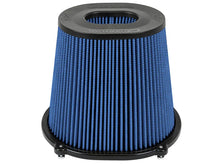 Load image into Gallery viewer, aFe Quantum Pro-5 R Air Filter Inverted Top - 5in Flange x 8in Height - Oiled P5R - Back View