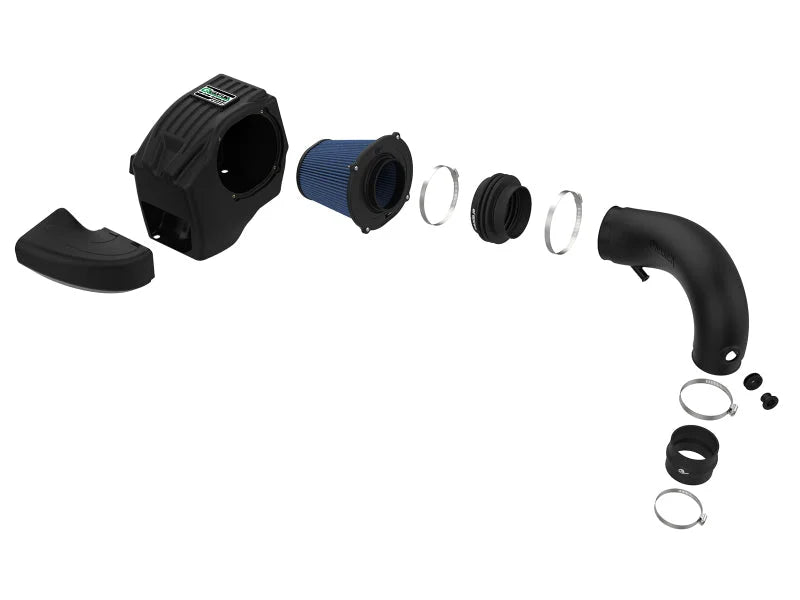 aFe Quantum Pro 5R Cold Air Intake System 09-18 Dodge RAM 1500 V8-5.7L - Back View