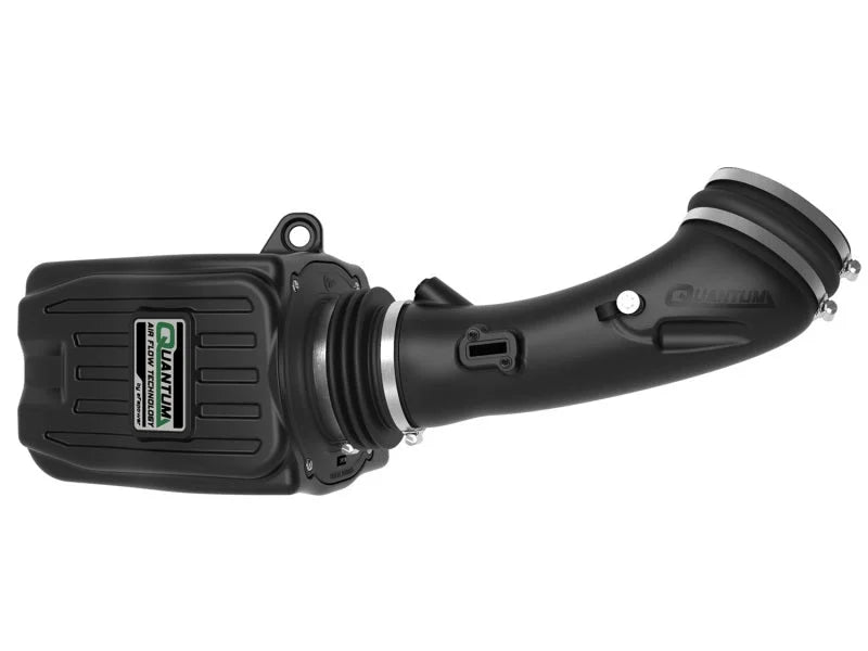 aFe Quantum Pro 5R Cold Air Intake System 11-16 Ford Powerstroke V8-6.7L - Oiled - Installation View