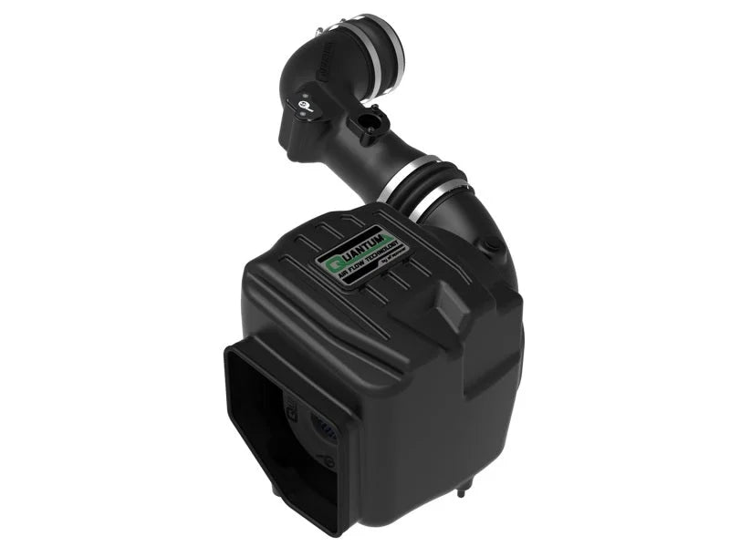 aFe Quantum Pro 5R Cold Air Intake System 11-16 GM/Chevy Duramax V8-6.6L LML - Oiled - Back View