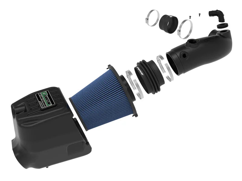 aFe Quantum Pro 5R Cold Air Intake System 15-18 Ford F-150 V8-5.0L - Installation View