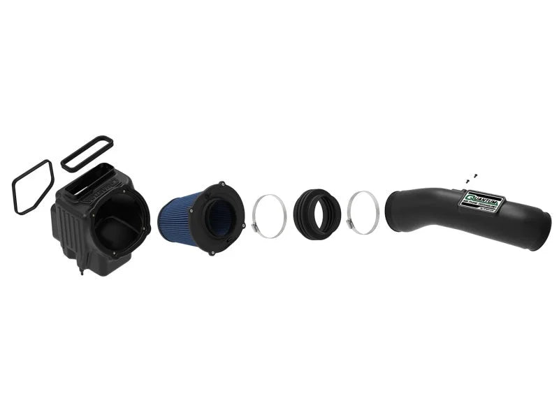 aFe Quantum Pro 5R Cold Air Intake System 17-18 GM/Chevy Duramax V6-6.6L L5P - Oiled - Additional View 7