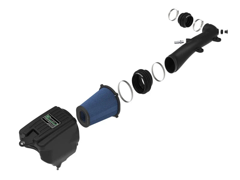 aFe Quantum Pro 5R Cold Air Intake System 18-19 Jeep Wrangler (JL) V6-3.6L - Installation View