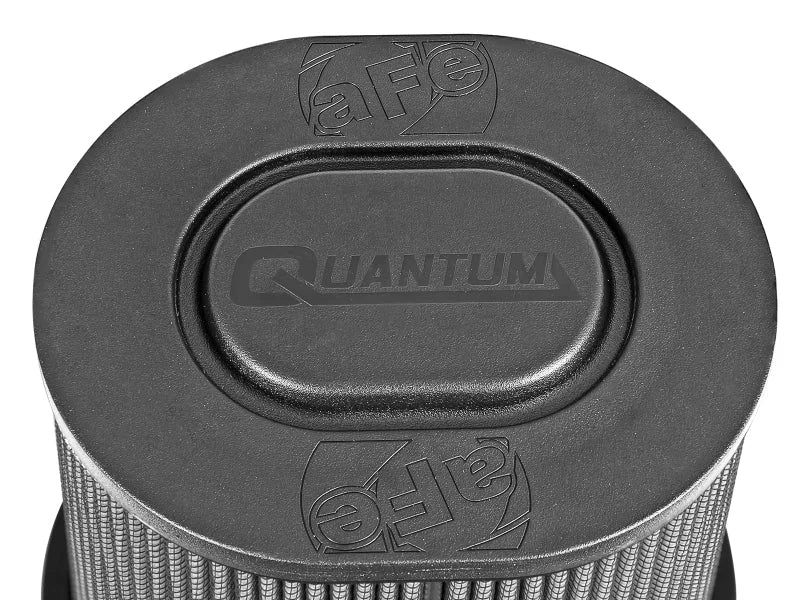 aFe Quantum Pro DRY S Air Filter Flat Top - 5in Flange x 9in Height - Installation View