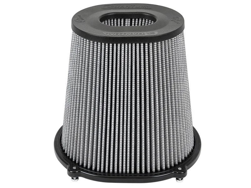 aFe Quantum Pro DRY S Air Filter Inverted Top - 5in Flange x 9in Height - Dry PDS - Main Product View