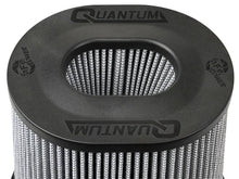 Load image into Gallery viewer, aFe Quantum Pro DRY S Air Filter Inverted Top - 5in Flange x 9in Height - Dry PDS - Side View