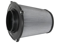 Load image into Gallery viewer, aFe Quantum Pro DRY S Air Filter Inverted Top - 5in Flange x 9in Height - Dry PDS - Additional View 5