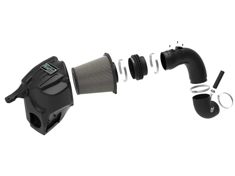 aFe Quantum Pro DRY S Cold Air Intake System 13-18 Dodge Cummins L6-6.7L - Dry - Additional View 7