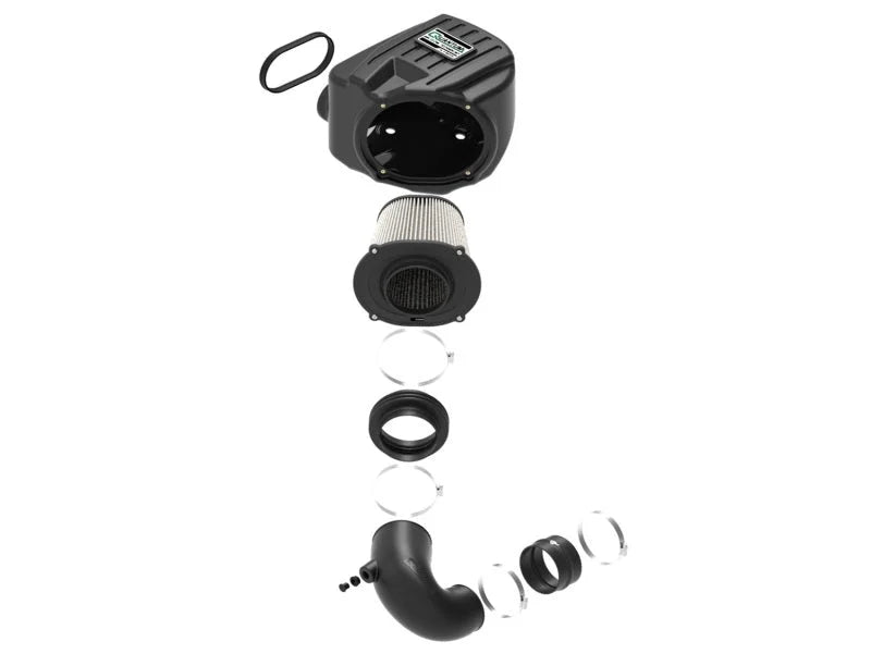 aFe Quantum Pro DRY S Cold Air Intake System 94-02 Dodge Cummins L6-5.9L - Dry - Additional View 5